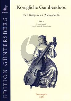 Boismortier Königliche Gambenduos Vol. 3 Boismortier (2 Basgamben (oder Violoncelli) (Günter und Leonore von Zadow)