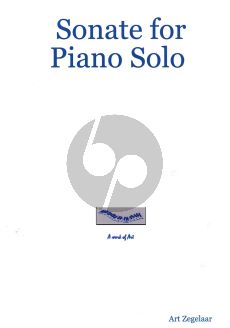 Zegelaar Sonate for Piano Solo