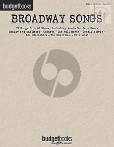 Budgetbooks: Broadway Songs