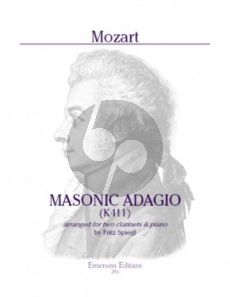 Mozart Masonic Rondo KV 411 2 Clarinets with Piano) (arr. Fritz Spiegl) (grade 5)