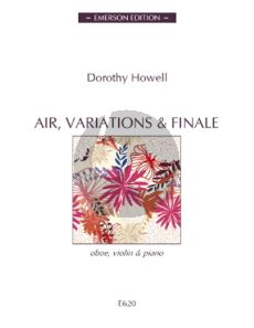 Howell Air, Variations & Finale for Oboe, Violin and Piano (Grade 8)