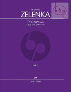 Te Deum D-dur a due Cori ZVW 146 (SSATB soli- SATB/SATB-Orch.) (Full Score)