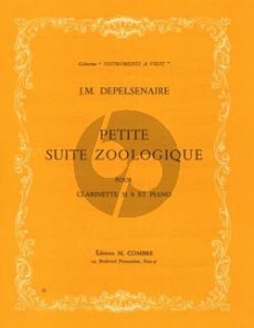 Depelsenaire Petite Suite Zoologique Clarinette et Piano