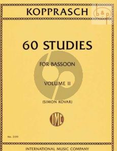 60 Studies for Bassoon Vol.2