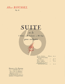 Roussel Suite en Fa Op.33 Piano 4 mains