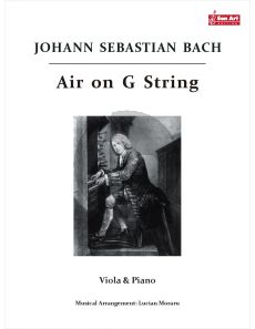 Bach Air on G - String for Viola and Piano (Score and Part) (Arrangement by Lucian Moraru)