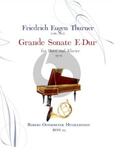 Thurner Grande Sonate E-dur Op. 29 Horn und Klavier