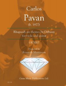 Pavan Rhapsody on Themes by Debussy for Viola and Guitar (Edited by Kenneth Martinson) (Urtext)