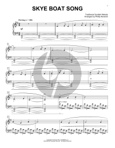 Skye Boat Song [Classical version] (arr. Phillip Keveren)