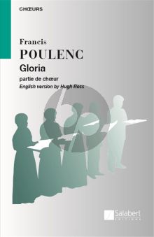 Poulenc Gloria Cantata for Soprano Solo, Choir and Orchestra Choral Score (Latin/English)