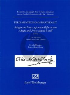 Mendelssohn Adagio & Presto Agitato b-minor Piano solo (1833) (Stephen Hough)