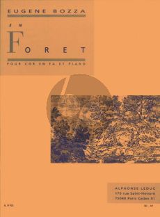 Bozza En Foret Op. 40 French Horn and Piano