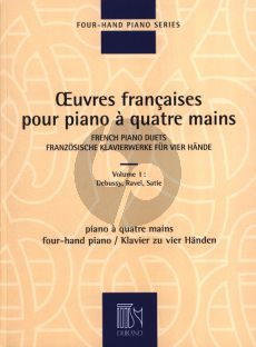 Album Oeuvres Francaises Vol.2 French Piano Duets (Saint-Saens-Ravel-Satie)