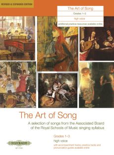 Album Art of Song Selected Songs Grades 1-3 High Voice (A selection of songs from the ABRSM Syllabus) (Revised and Expanded Edition)