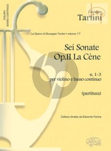 6 Sonatas Op.2 (La Cene) (No.1 - 3) (Violin-Bc)