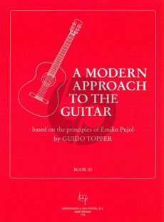 Topper Modern Approach to the Guitar Vol.3 (Based on the Principles of Emilio Pujol)