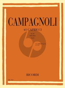 Campagnoli 41 Caprices Op.22 Viola (edited by Luca Sanzo)