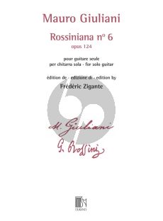 Giuliani Rossiniana No. 6 Op. 124 for Guitar (Frederic Zigante)