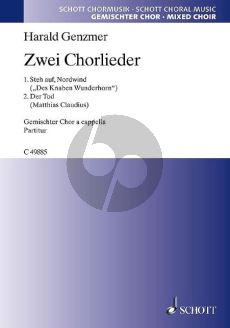 Genzmer 2 Chorlieder GeWV 30 SATB (Steh auf Nordwind-Der Tod)