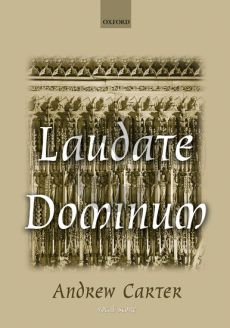 Carter Laudate Dominum Soprano solo-SATB-Orchestra (Vocal Score)