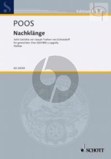 Nachklange (8 Gedichte von Joseph Freiherr von Eichendorff) (SSATBB)