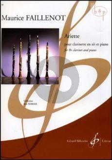 Ariette Clarinet Bb - Piano