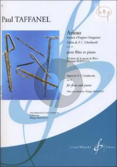 Taffanel Arioso Op.24 (after Tchaikovsky's Eugen Onegin) for Flute and Piano (edited by Philippe Benold) (intermediate grade 5 - 6)