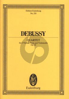 Debussy Streichquartett g-moll Op. 10 Studienpartitur