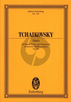 Tchaikovsky Klaviertrio a Moll Op.50 CW 93 Violin, Violoncello und Klavier Taschenpartitur