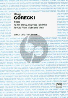 Gorecki Trio for Alto Flute-Violin and Viola (Score/Parts)