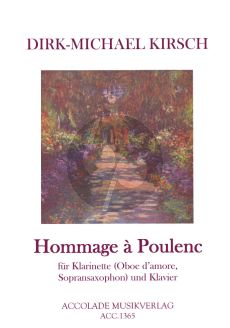 Kirsch Hommage à Poulenc Clarinet[Oboe d'amore/Soprano Sax.)-Piano