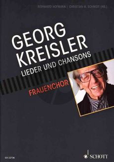 Georg Kreisler Lieder und Chansons für Frauenchor mit Klavier