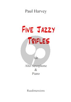 Harvey 5 Jazzy Trifles for Alto Saxophone and Piano