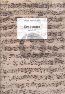 3 Sonaten BWV 1027 - 1029 (Viola da Gamba-obl. Cembalo)