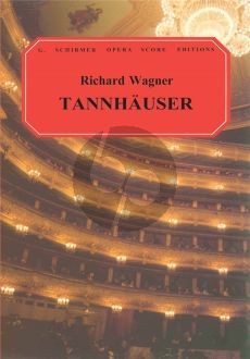 Wagner Tannhauser Vocalscore (German/English Translated by MacFarren)