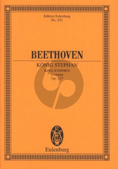 Beethoven Konig Stephan (King Stephen) Ouverture Op.117 Taschenpartitur