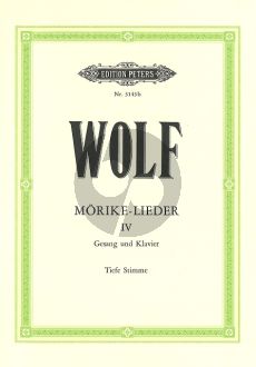 Wolf Morike Lieder vol.4 (Tief)