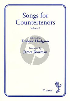 Songs for Countertenors Vol. 3 (edited by Frederic Hodgson)