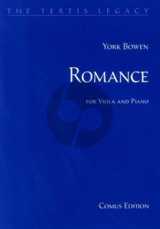 Bowen Romance in D flat for Viola and Piano