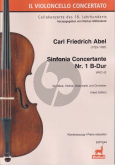 Abel Sinfonia Concertante No.1 B-flat Major WKO 42 - Piano Reduction