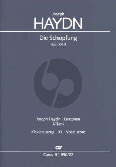 Haydn Die Schopfung Hob.XXI:2 Soli-Choir-Orchestra (XL Large print Vocal Score) (German text) (Wolfgang Gersthofer)