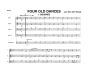 Roost 4 Old Dances for Woodwind Quartet with Precussion ad Lib. Score and Parts