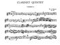 Mozart Quintet KV 581 A-Major for Clarinet in A 2 Vi.-Va.-Vc. Set of Parts (Peters)